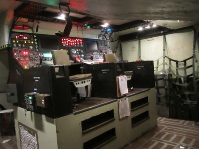 Here's a giant robot interior set we designed and fabricated for an internally produced  military drama called MORAV. 	